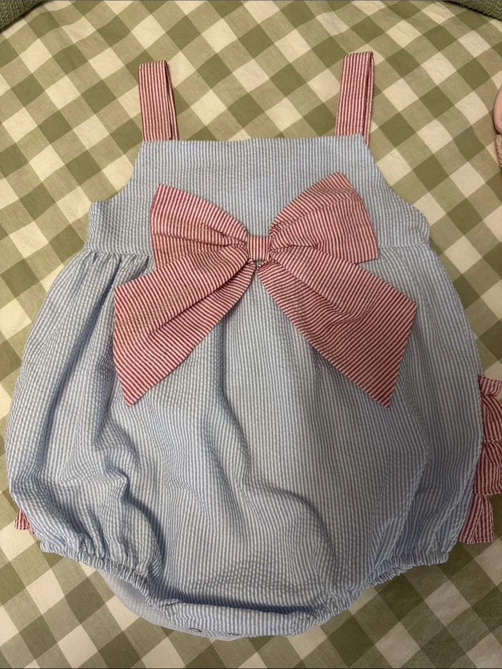 Stitchy Fish Bubble Romper 3T